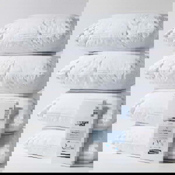 HOMESCAPES Waterproof Pillow Protectors Pack of 4