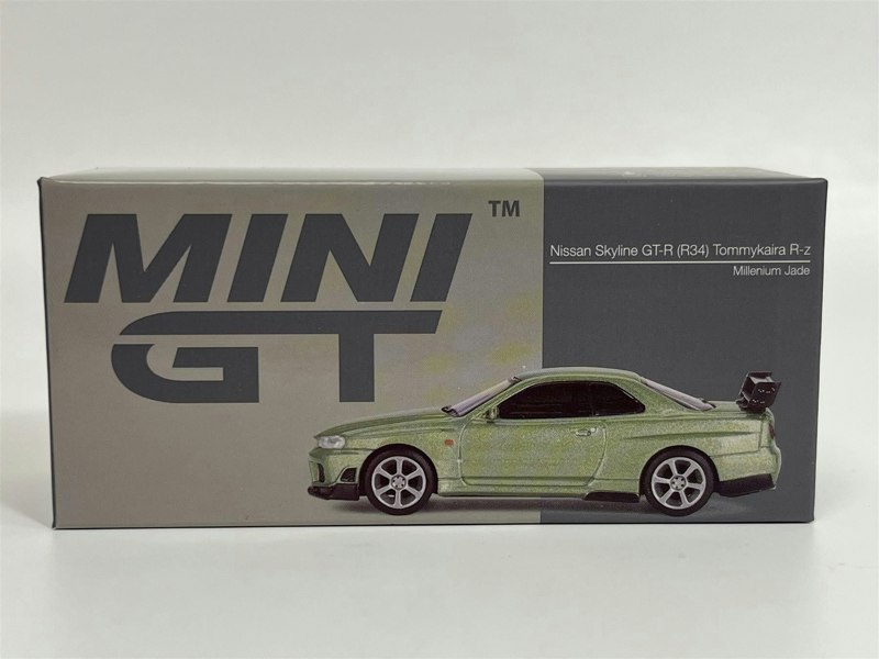 Mini GT Nissan Skyline GT R R34 Tommykaira R z Millenium Jade RHD 1:64 Mini GT MGT00697R