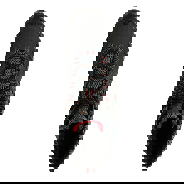 Regatta Mens Holcombe IEP Mid Hiking Boots - Traffic Black/Rio Red - 