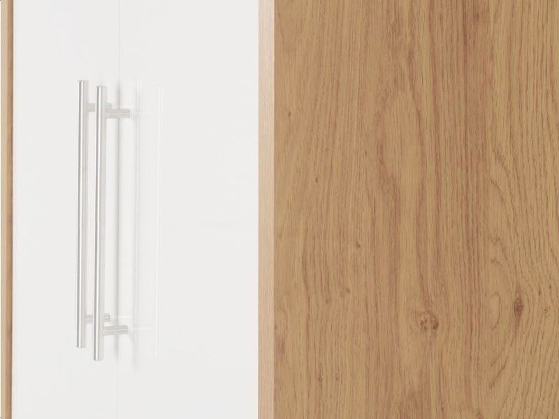Seconique Seville 2 Door 1 Drawer Double Wardrobe