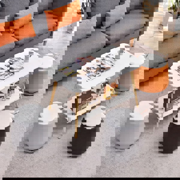 Tabitha Mini Saddle Footstool-Rit Concept-Rit Concept