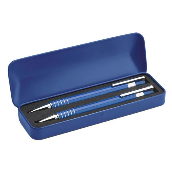 MidOcean Alucolor Pen & Pencil Set - Blue - 