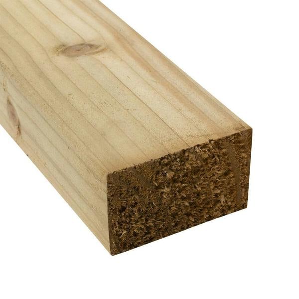 Snowdon Timber Treated 3x2" Timber - Decking Joists (T) 45mm (W) 70mm (L) 3.6m