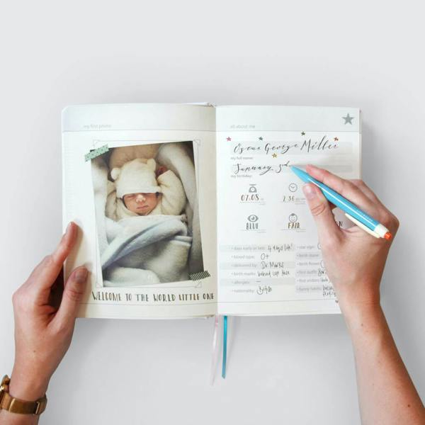 Baby Journal - product in use