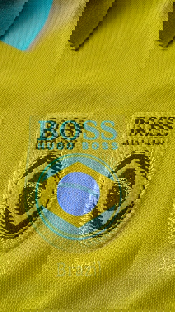 Hugo Boss Paddy Flag Brazil Mens T-Shirt - Large