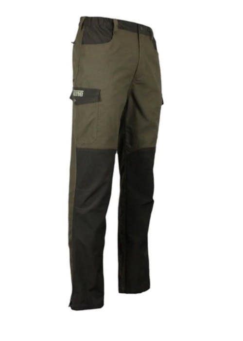 Olive Game Forrester Trousers made for durable canvas fabric making them perfect for hunting and shooting