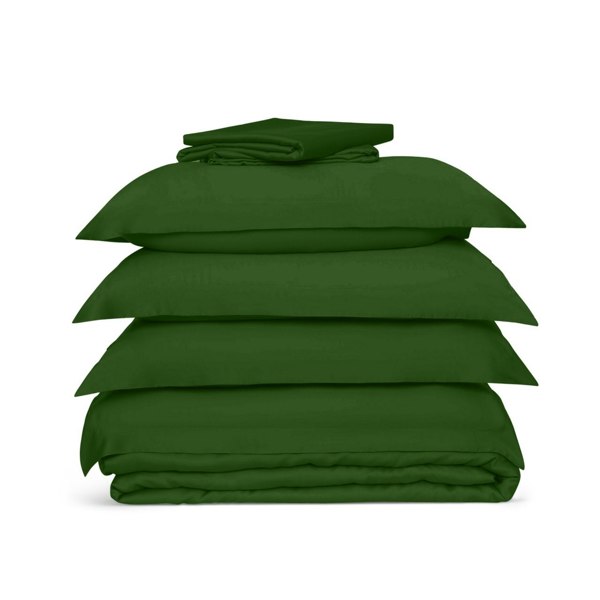 Ethical Bedding Winter Move In Bundle - Forest Green