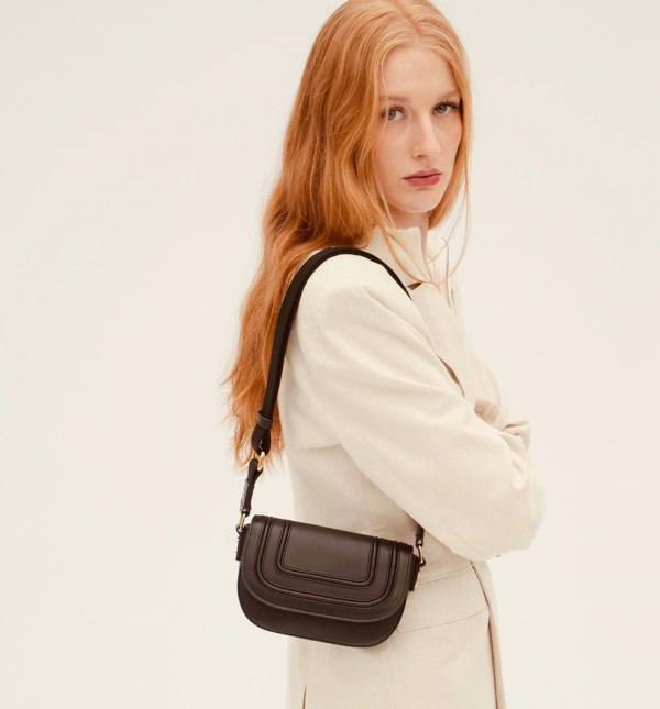 Apatchy London The Mimi Black Leather Bag