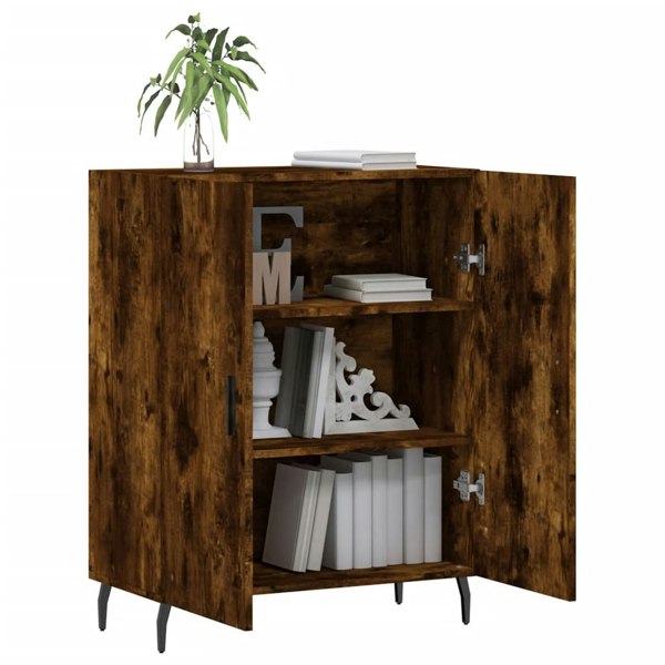 Berkfield Sideboard Smoked Oak 69.5x34x90 cm Engineered Wood
