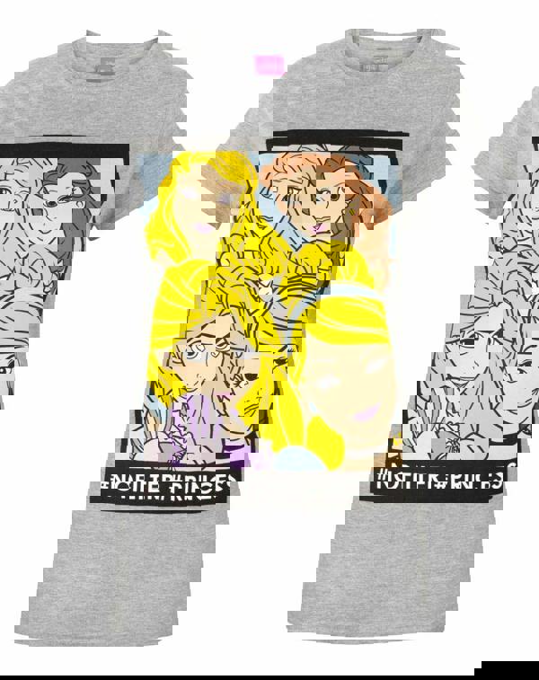 Disney Princess WomensGrey Short Sleeved T-Shirt