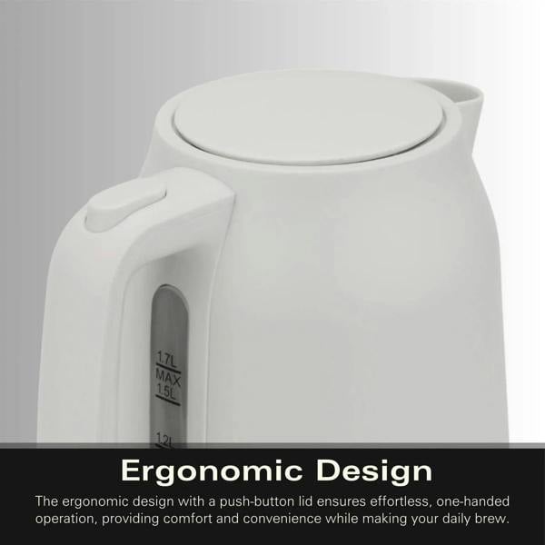 Hamilton Beach Ella 1.7L Kettle - Matte White