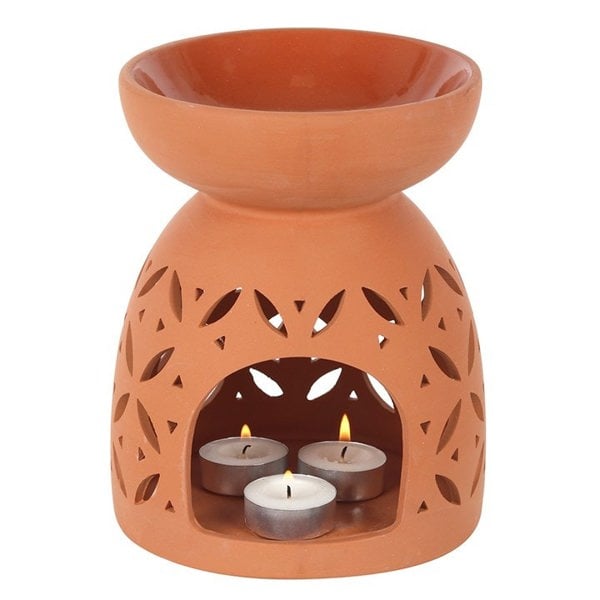 Serano Giant Terracotta Oil Burner and Wax Warmer