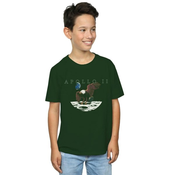 NASA Boys Apollo 11 Vintage T-Shirt - Forest Green