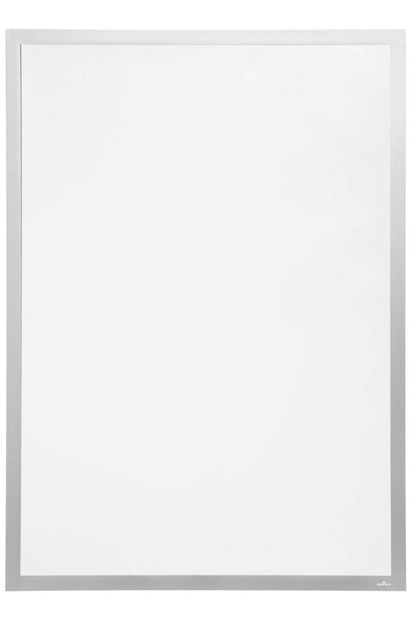 Durable DURAFRAME UV Poster Adhesive Magnetic Signage Frame | 70x100 cm | Silver