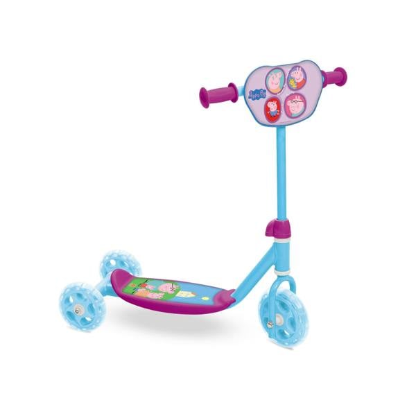 Peppa Pig 3-Wheel Kids Scooter with Stable Lean-to-Steer Design