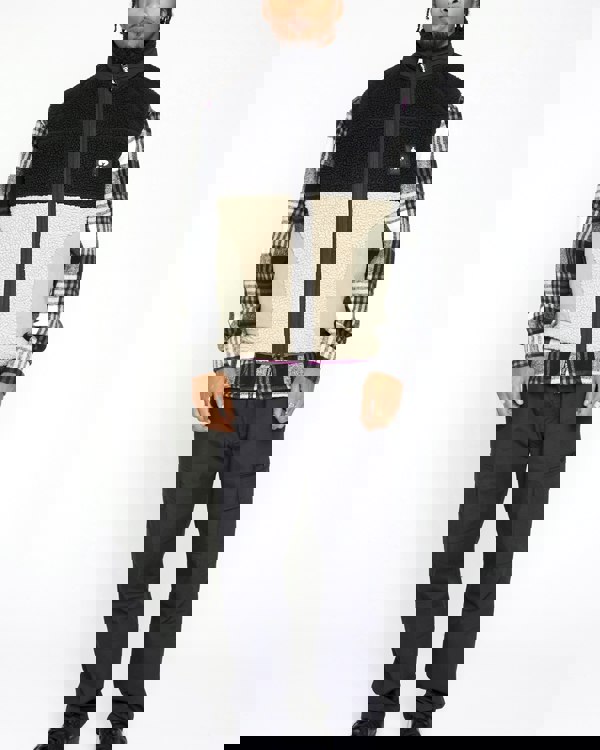 Money Fleeced Gilet Black/Moon