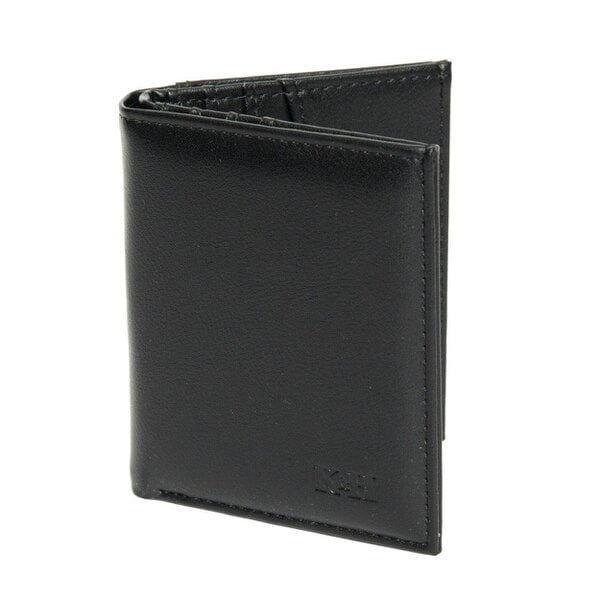 PU Leather Wallet - Modern Design with 8 Card Slots, Central Coin Compartment for Men