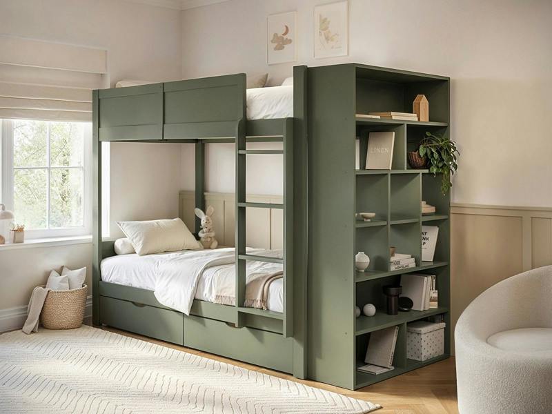 Flair Ruby Wooden Bunk Bed with Storage