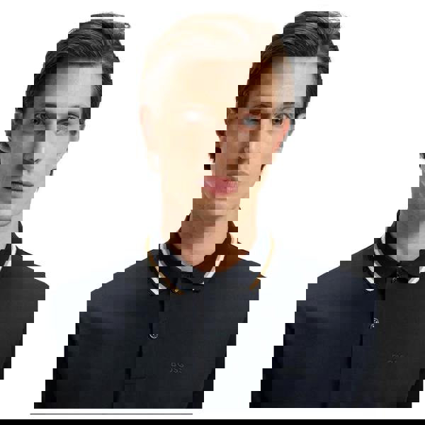 Boss Mens Penrose 38 Polo Shirt - Dark Blue - 