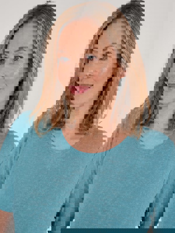 PennyPlain Loose Basic T-shirt - Sea Green