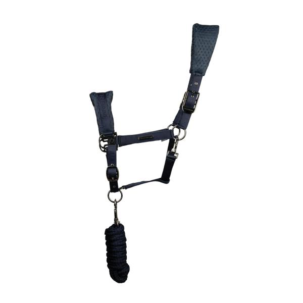 Coldstream Middleton Horse Headcollar - Navy - 