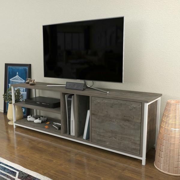 Decorotika Oneida Modern Tv Stand TV Cabinet for TV's up to 72"