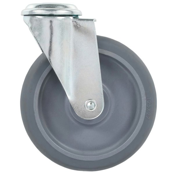 Berkfield Bolt Hole Swivel Casters 4 pcs 125 mm