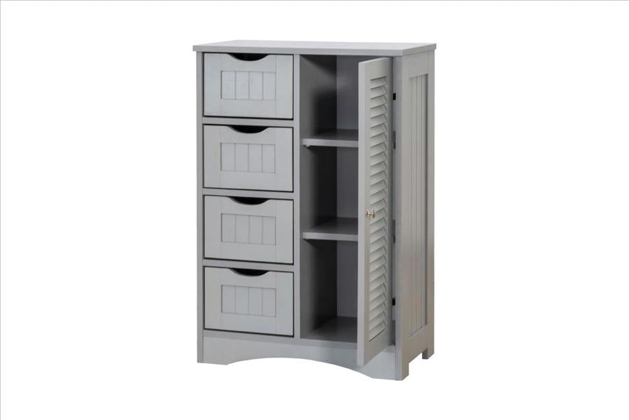 Timber Art Design Modern Freestanding Bathroom Storage Cabinet Unit