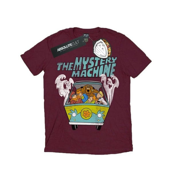 Scooby Doo Boys Mystery Machine T-Shirt - Burgundy