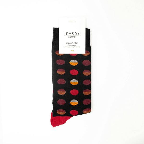 Jemsox The Timeless Selection: Men’s Luxury Organic Cotton Comfort Welt Socks (5 Pack) - UK 9-12