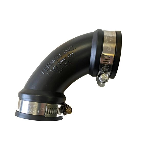 Alusthetic Threshold Drainage System Coupling Adaptors - 50mm Elbow
