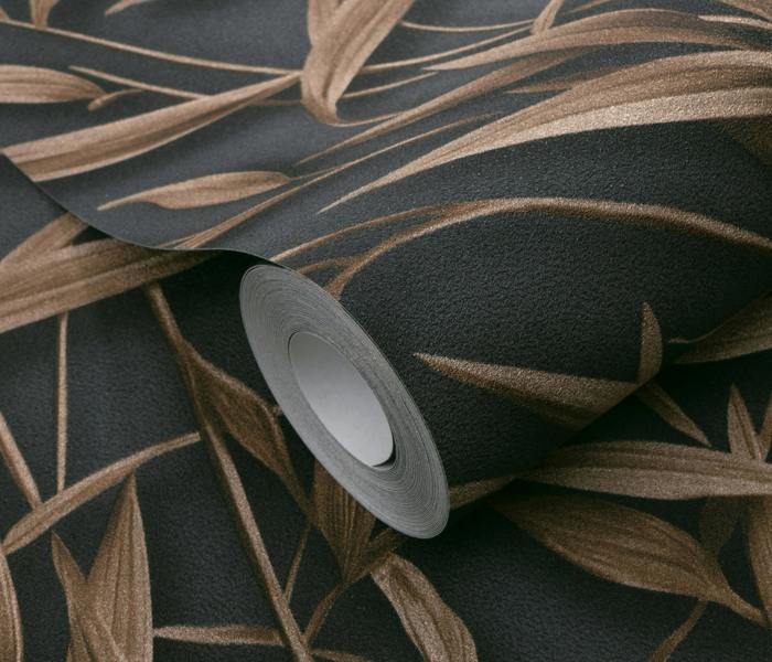 Erismann Golden Balance 3D Leaves Wallpaper