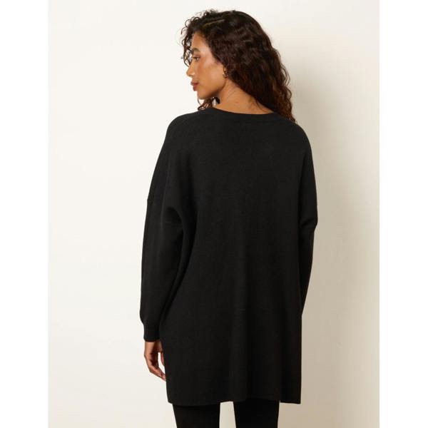 Blue Vanilla Diamante Pocket Knit Jumper