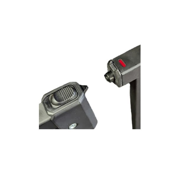 Safetots Extra Tall Elite Safety Gate, 71cm - 80cm, Matt Black, Extra Tall 96.8cm in Height, Pressure Fit Stair Gate