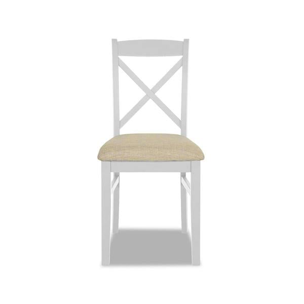 Statement Furniture Florence Crossback Dining Chair with Upholstered Seat