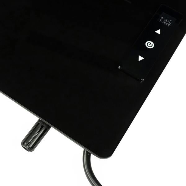 Mirrorstone Heating 900W Quartz Glass Wi-Fi Towel Rail Infrared Heating Panel (Available in Black or White) - Electric Panel Heater
