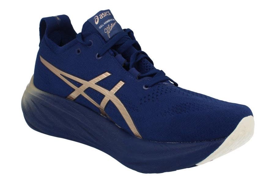 Asics Gel-Nimbus 26 Platinum Mens Trainers 1011B946 Sneakers Shoes  400 - Blue Expanse Champagne 400 - Photo 3