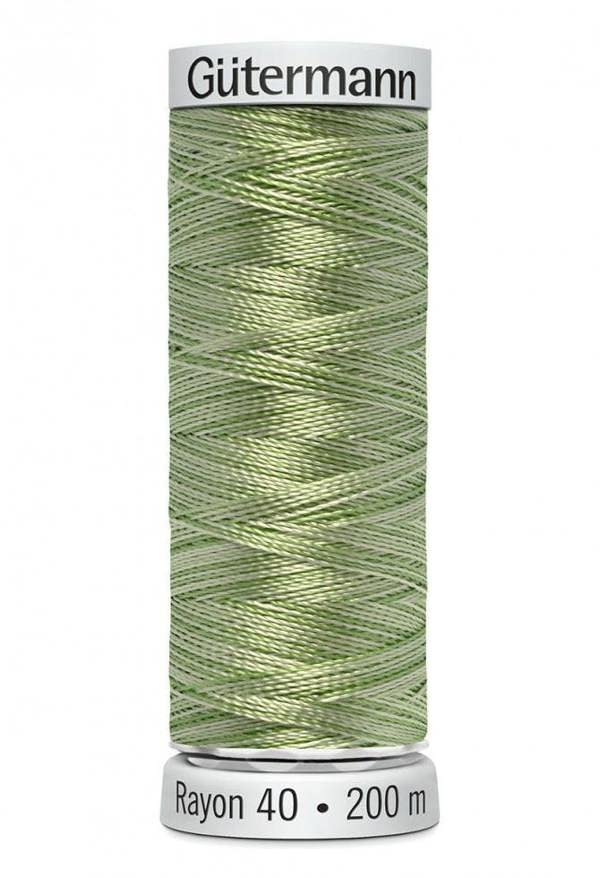 Gutermann No 40 Sulky Rayon Embroidery Thread 200m Rayon Thread Suitable For Embroidery