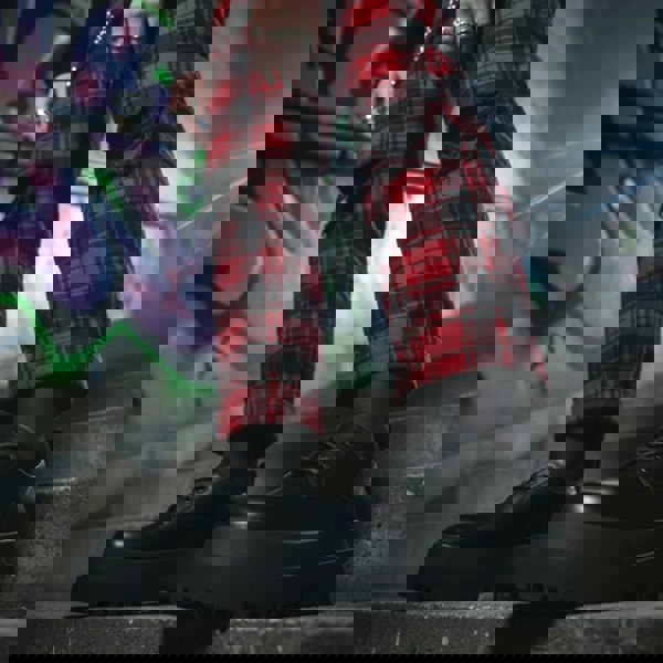 Buffalo PLUTO LACE UP - Women’s Black Lace-Up Platform Shoes