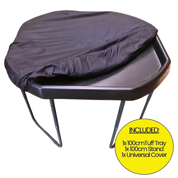 Kub Original 100cm Tuff Tray, Stand & Cover - BUNDLE PACK - 3 Colour Options