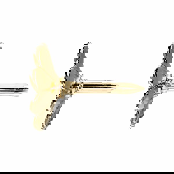 132T0004019 Gardenia Emerald Clover Pin In 9ct Yellow Gold 3