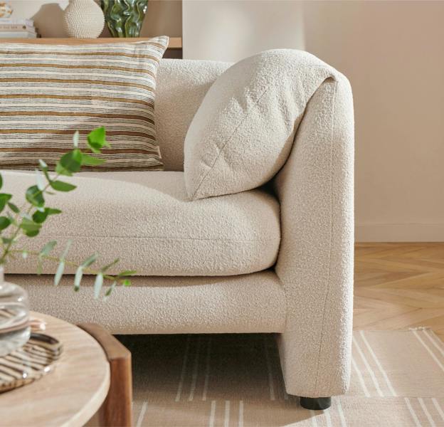 The Great Sofa Company Carter Sofa, Boucle Cream
