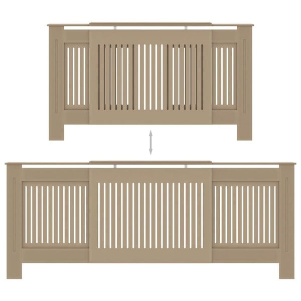 Berkfield MDF Radiator Cover 205 cm
