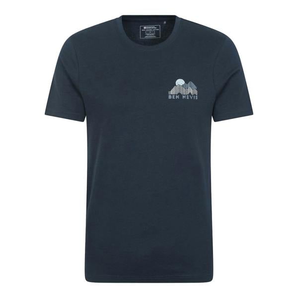 Mountain Warehouse Mens Ben Nevis Sun Short-Sleeved T-Shirt - Navy - 