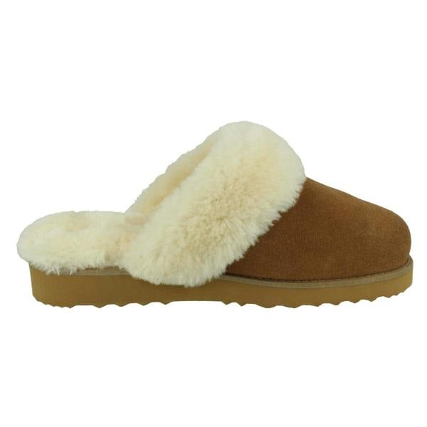 Spot On Ladies Spot On Suede Mule Slippers  X2125
