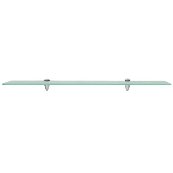 Berkfield Floating Shelves 2 pcs Glass 80x10 cm 8 mm