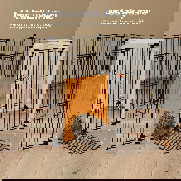 Skylos Pet Pen 14 Panel Puppy Rabbit Kitten Playpen Indoor Enclosure Run Cage