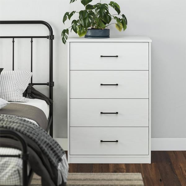 Dorel Home BrEZ Build Pearce 4 DRW Dresser White