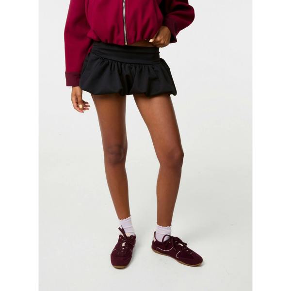 Pink Vanilla Puff Ball Mini Skirt
