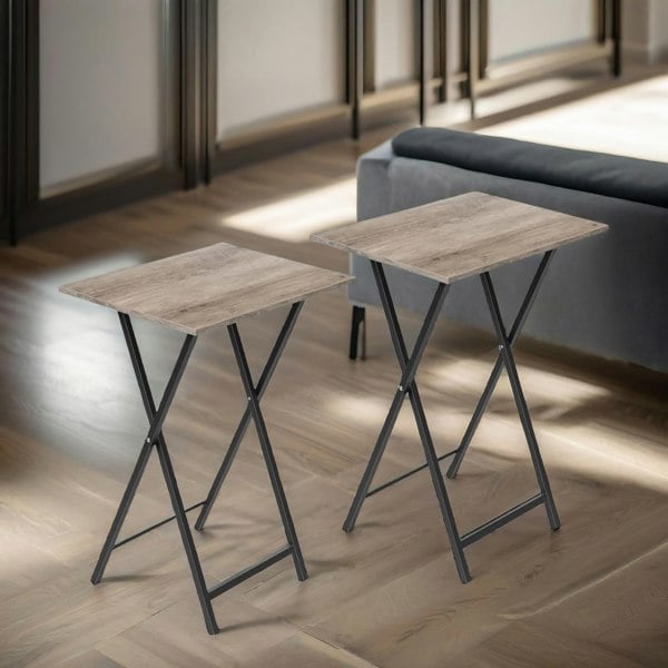 2 Set Small Folding Tables - Rafaelo Mobilia